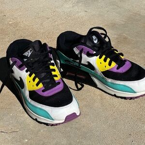 Nike Air Max 90 Essential | Black Bright Violet | Men's 8